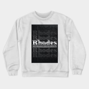 Rhodes electric piano vinyl case Crewneck Sweatshirt